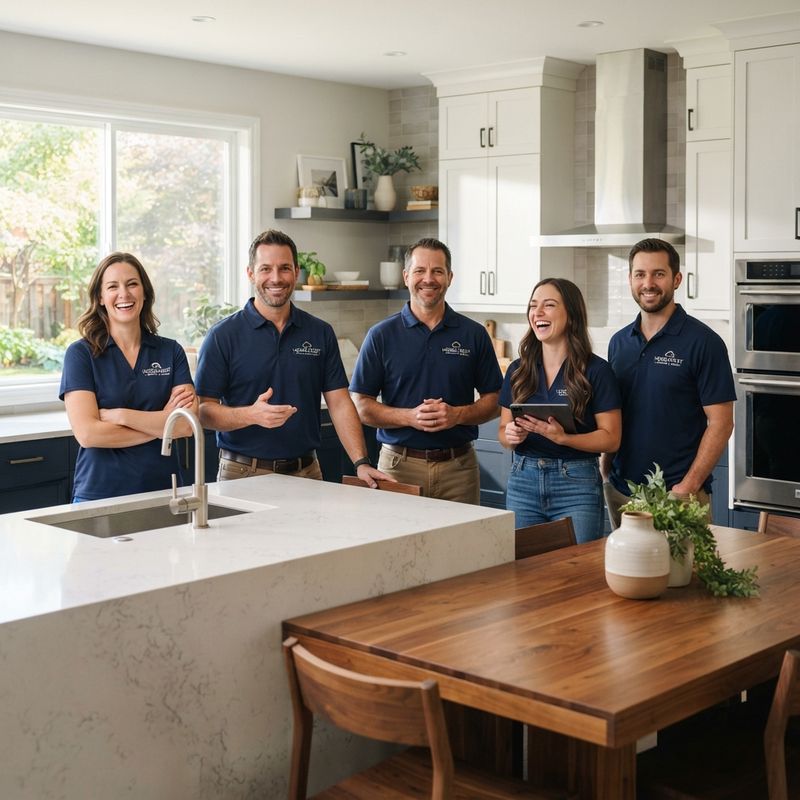 LSSBOUGHT counter stools lined along a kitchen island